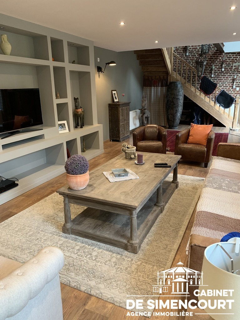 Immo80 – L'immobilier à Amiens et dans la Somme-EXCLUSIVITE – MAISON DE CARACTERE 404 m2 – 6 CHAMBRES – TERRASSE – JARDIN
