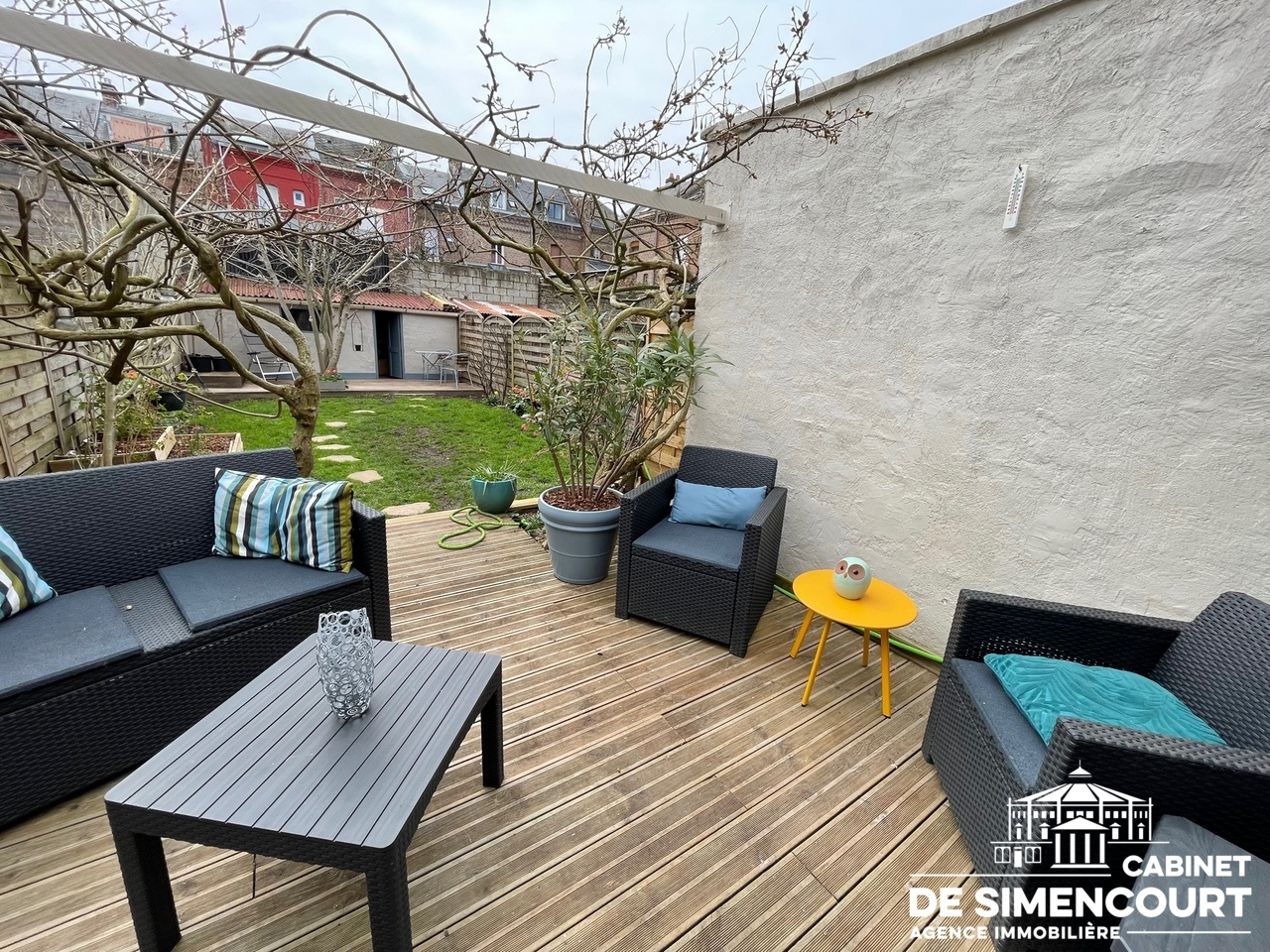 Immo80 – L'immobilier à Amiens et dans la Somme-SAINT ACHEUL – AMIENOISE 2 CHAMBRES AVEC JARDIN