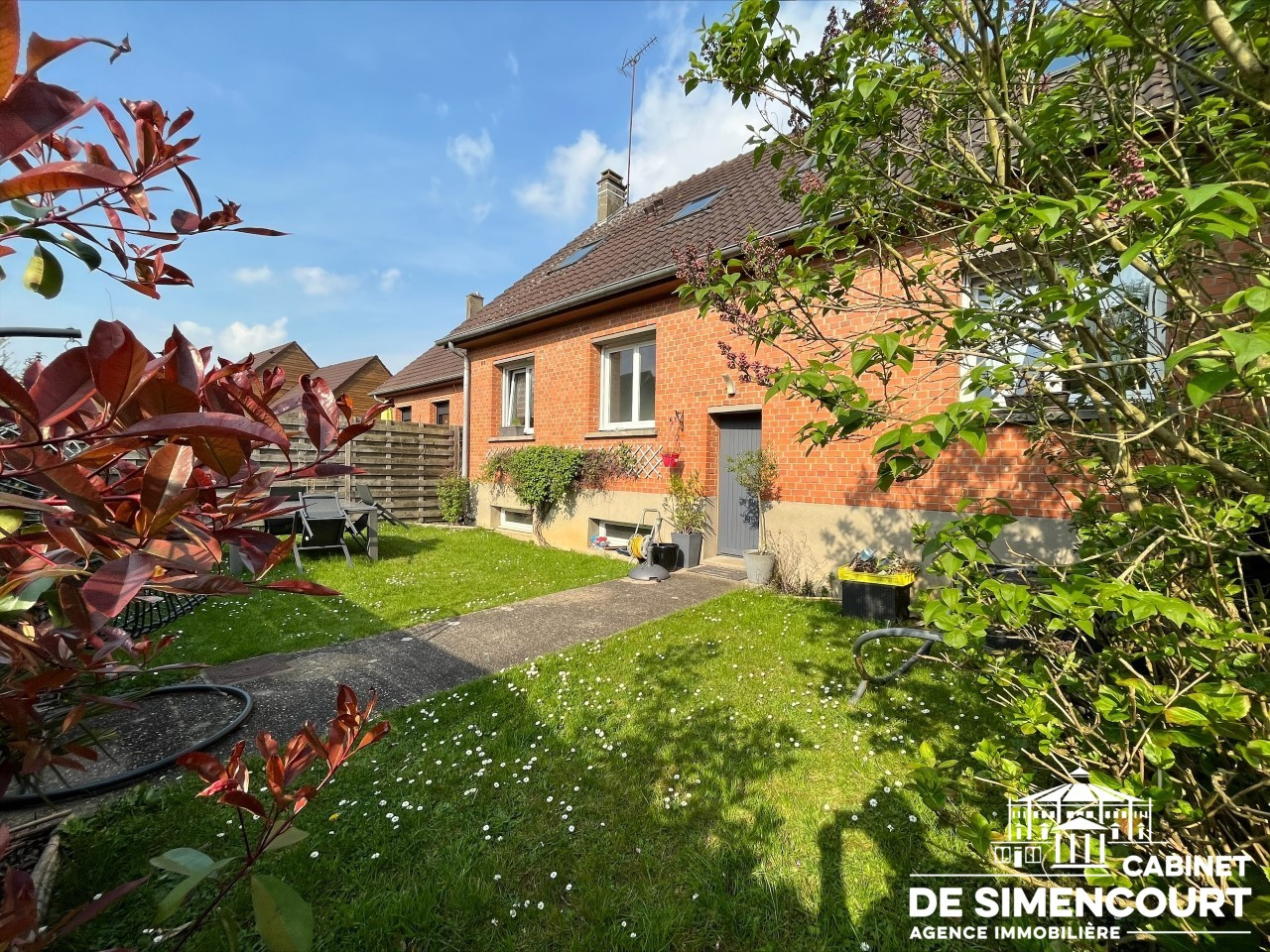 Immo80 – L'immobilier à Amiens et dans la Somme-PROCHE AMIENS – Charmante Maison 4 chbres