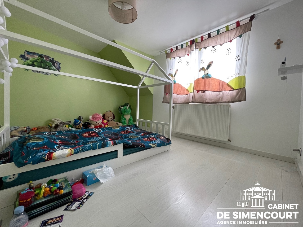 Immo80 – L'immobilier à Amiens et dans la Somme-EXCLUSIVITE – MAISON 135M2 – 4 CHAMBRES – GARAGE – COUR